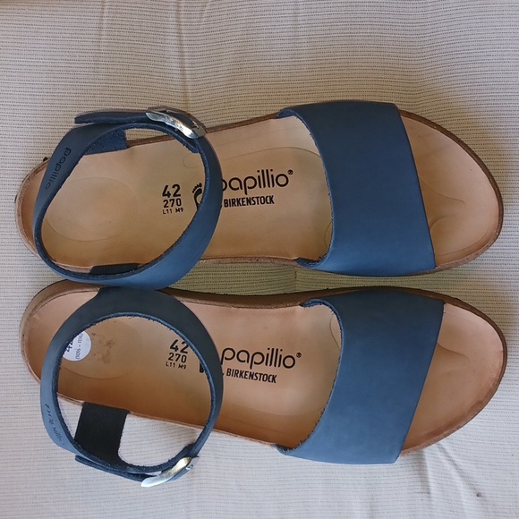 Birkenstock~ Papillio Glenda Sandal in blue - Picture 1 of 7